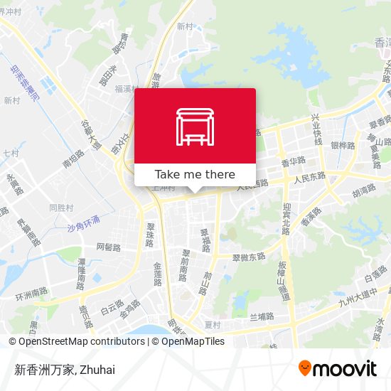 新香洲万家 map
