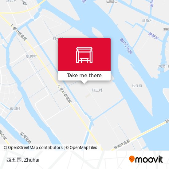 西五围 map