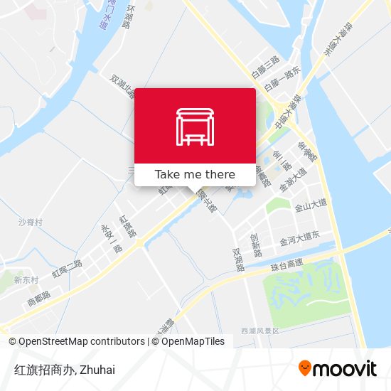 红旗招商办 map