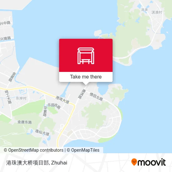 港珠澳大桥项目部 map