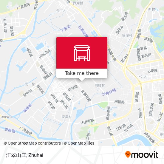 汇翠山庄 map
