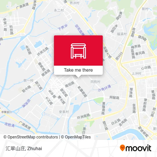 汇翠山庄 map