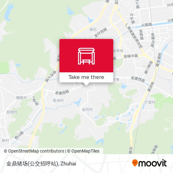 金鼎猪场(公交招呼站) map