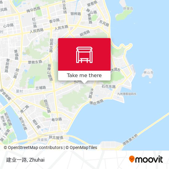 建业一路 map