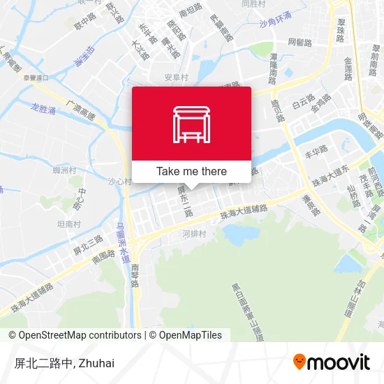 屏北二路中 map