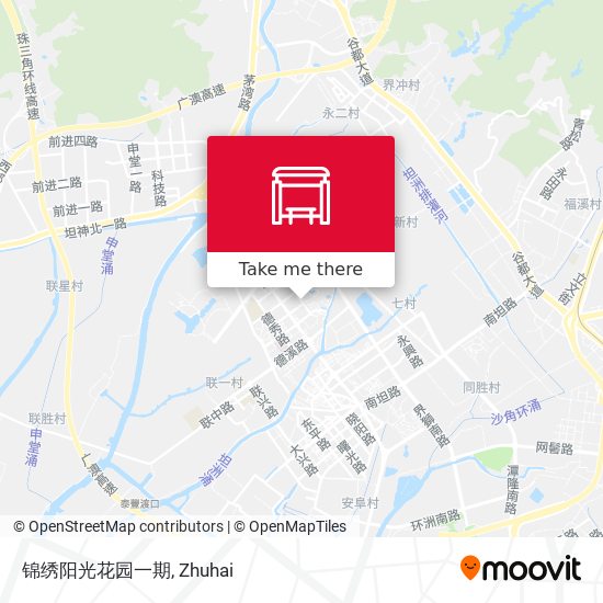 锦绣阳光花园一期 map