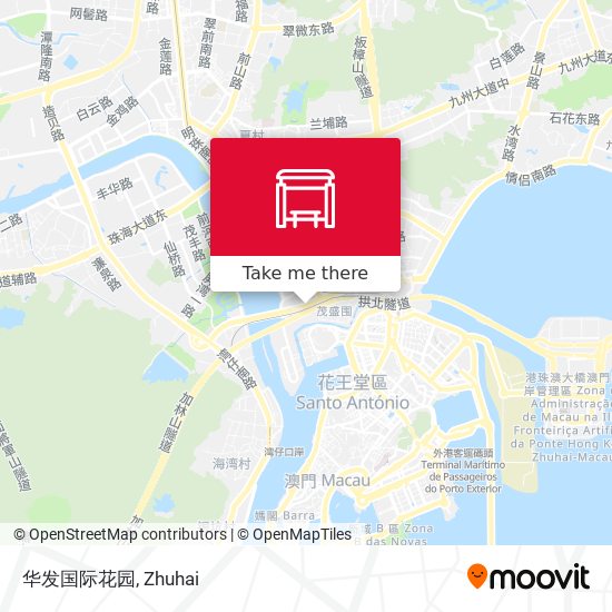 华发国际花园 map