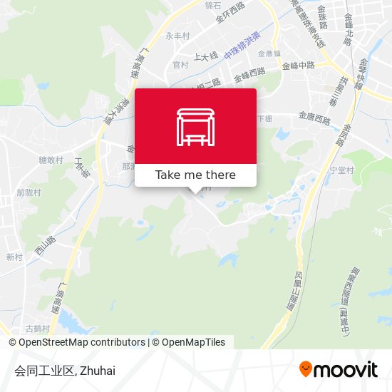 会同工业区 map