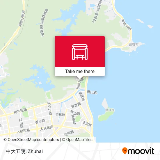 中大五院 map