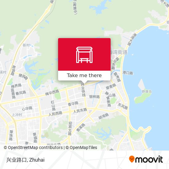 兴业路口 map