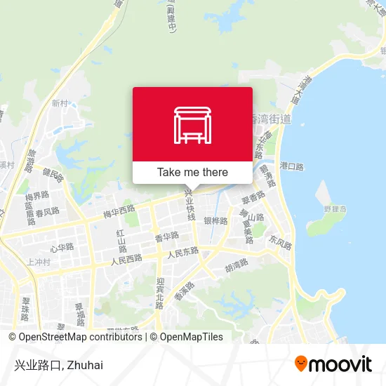 兴业路口 map