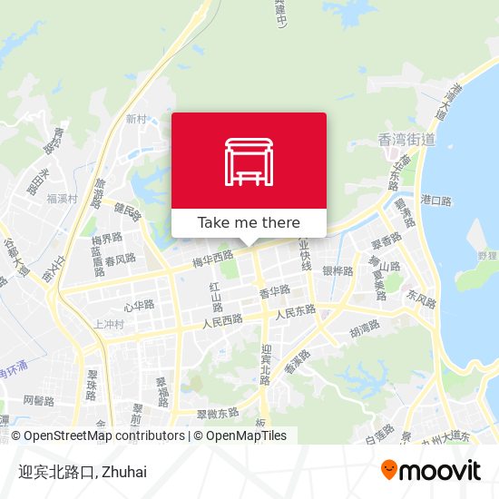 迎宾北路口 map
