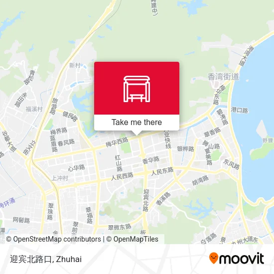 迎宾北路口 map