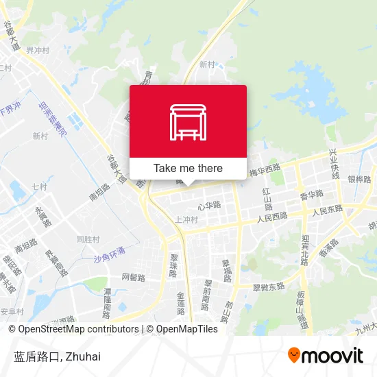 蓝盾路口 map
