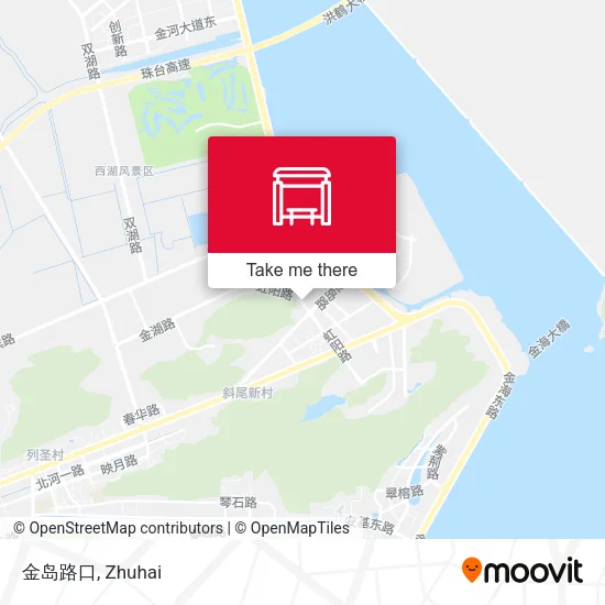 金岛路口 map