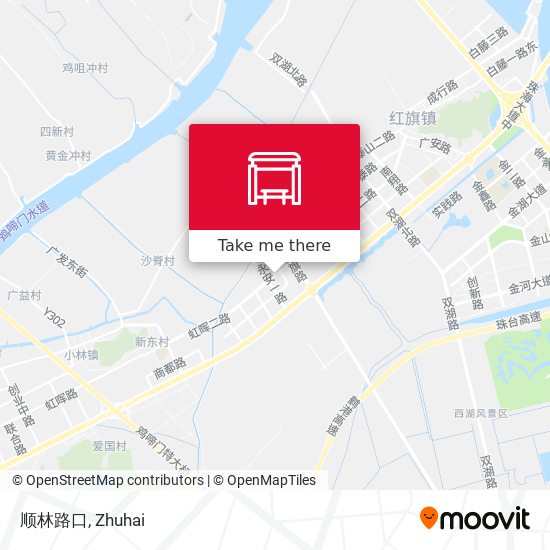 顺林路口 map