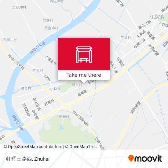 虹晖三路西 map