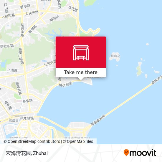宏海湾花园 map