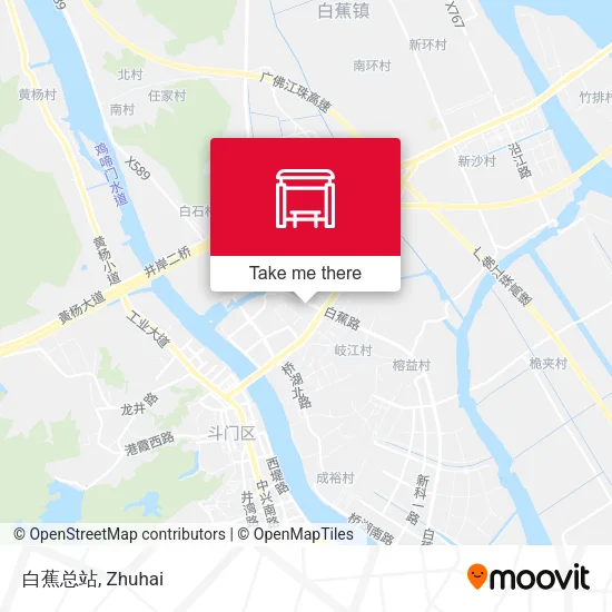 白蕉总站 map