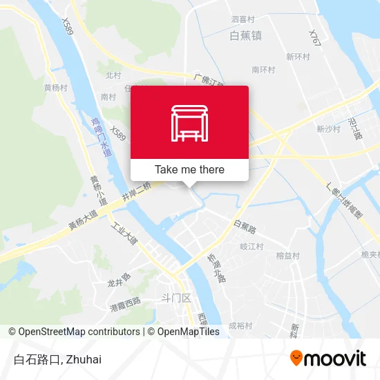 白石路口 map