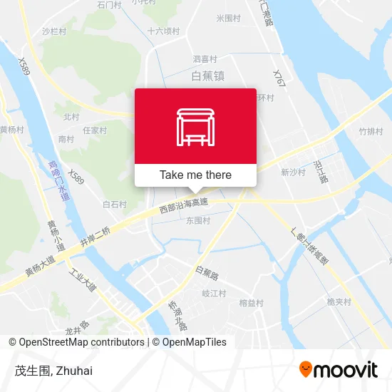 茂生围 map