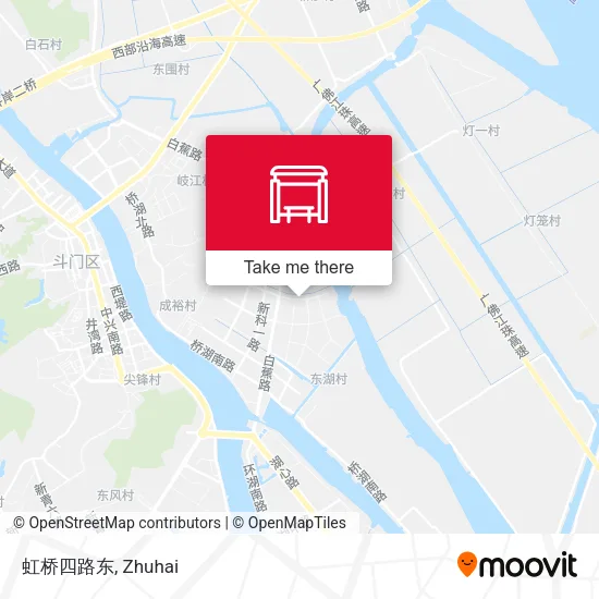 虹桥四路东 map