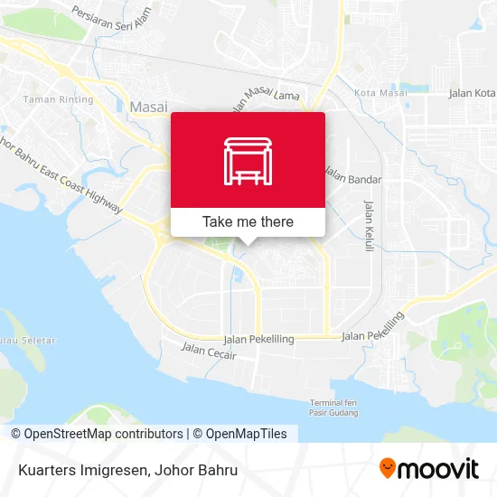 Kuarters Imigresen map