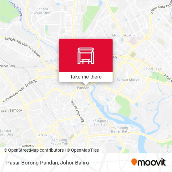 Pasar Borong Pandan map