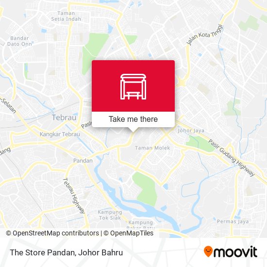 The Store Pandan map