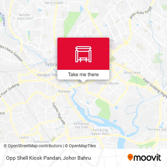 Opp Shell Kiosk Pandan map