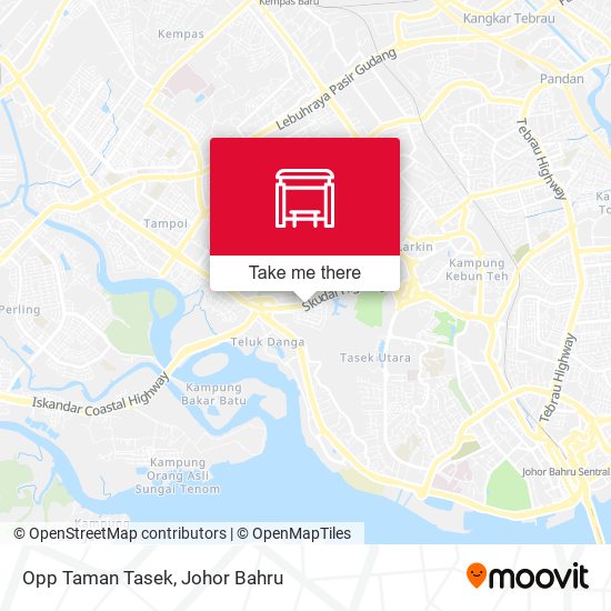 Opp Taman Tasek map