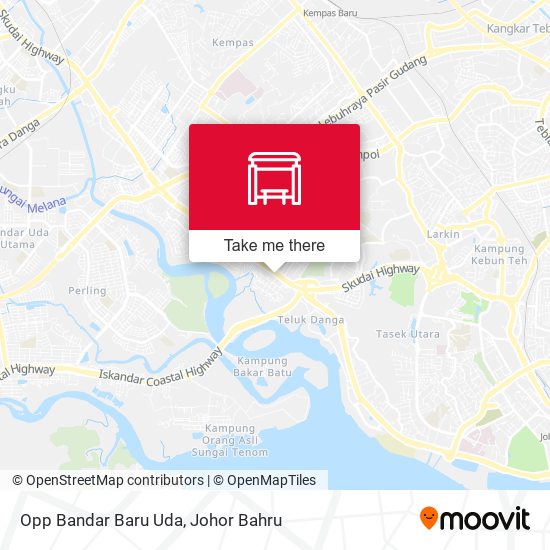 Opp Bandar Baru Uda map