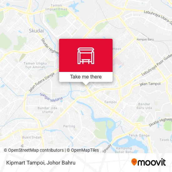 Kipmart Tampoi map