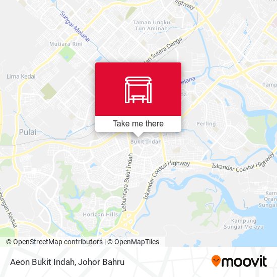 Aeon Bukit Indah map