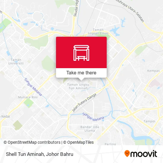 Shell Tun Aminah map