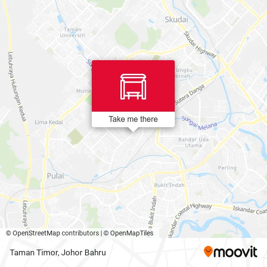 Taman Timor map