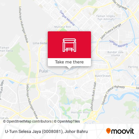 U-Turn Selesa Jaya (0008081) map