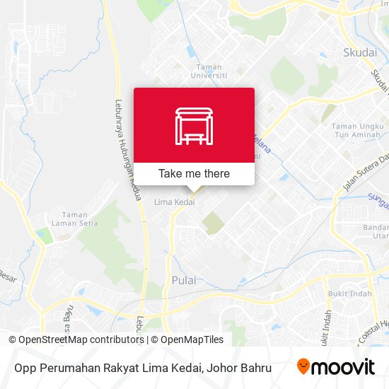 Opp Perumahan Rakyat Lima Kedai map