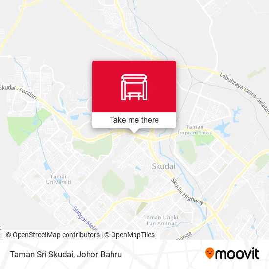 Taman Sri Skudai map