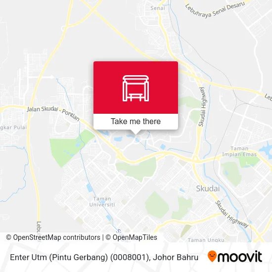 Enter Utm (Pintu Gerbang) (0008001) map