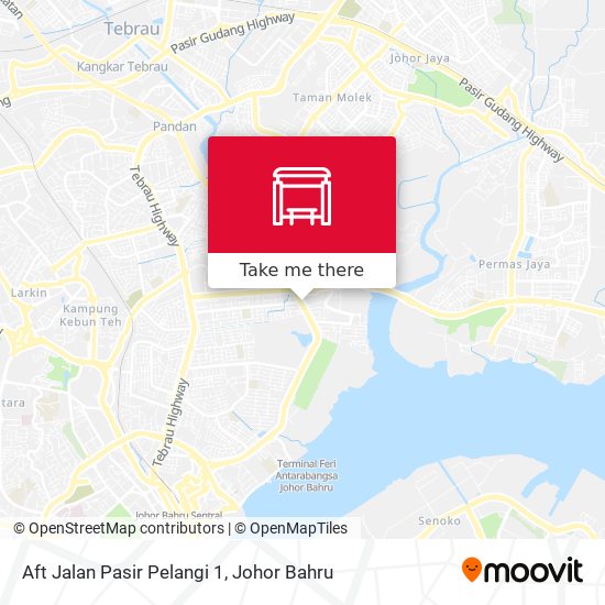 Aft Jalan Pasir Pelangi 1 map