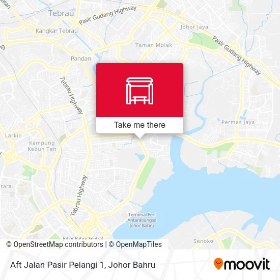 Aft Jalan Pasir Pelangi 1 map