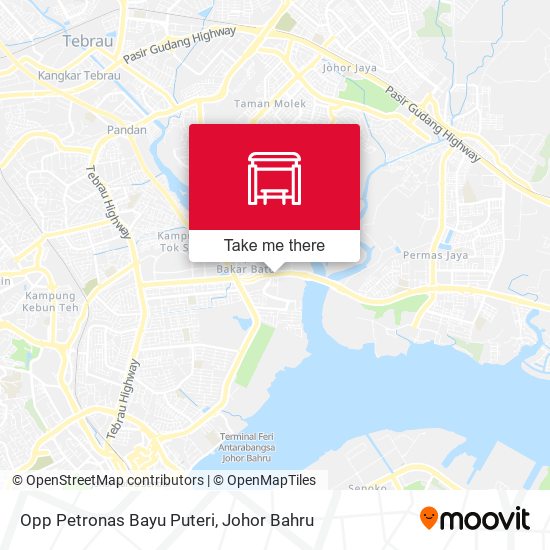Opp Petronas Bayu Puteri map