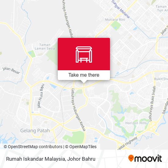Rumah Iskandar Malaysia map