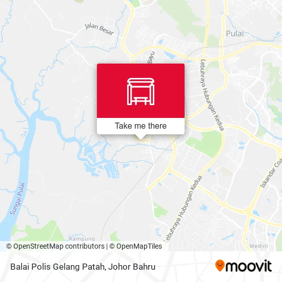 Balai Polis Gelang Patah map