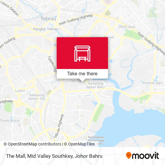 The Mall, Mid Valley Southkey map