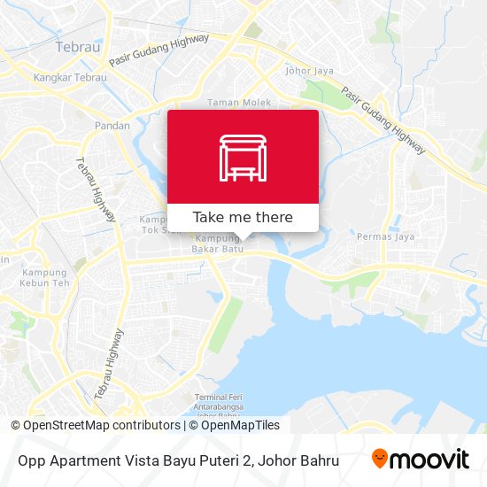 Opp Apartment Vista Bayu Puteri 2 map