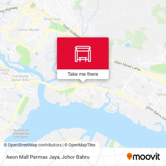 Aeon Mall Permas Jaya map