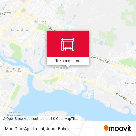 Mon Glori Apartment map