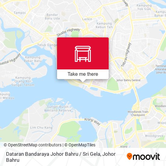 Dataran Bandaraya Johor Bahru / Sri Gela map
